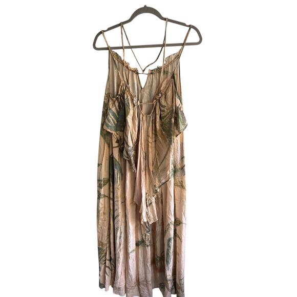 Anthropologie Tahnee Kelland Strappy Flowy Maxi Beach Resort Vacation Medium - Picture 6 of 7